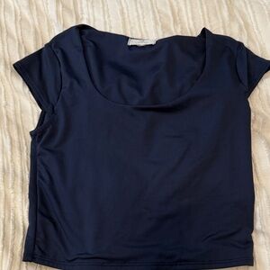 Navy Blue Women's crop